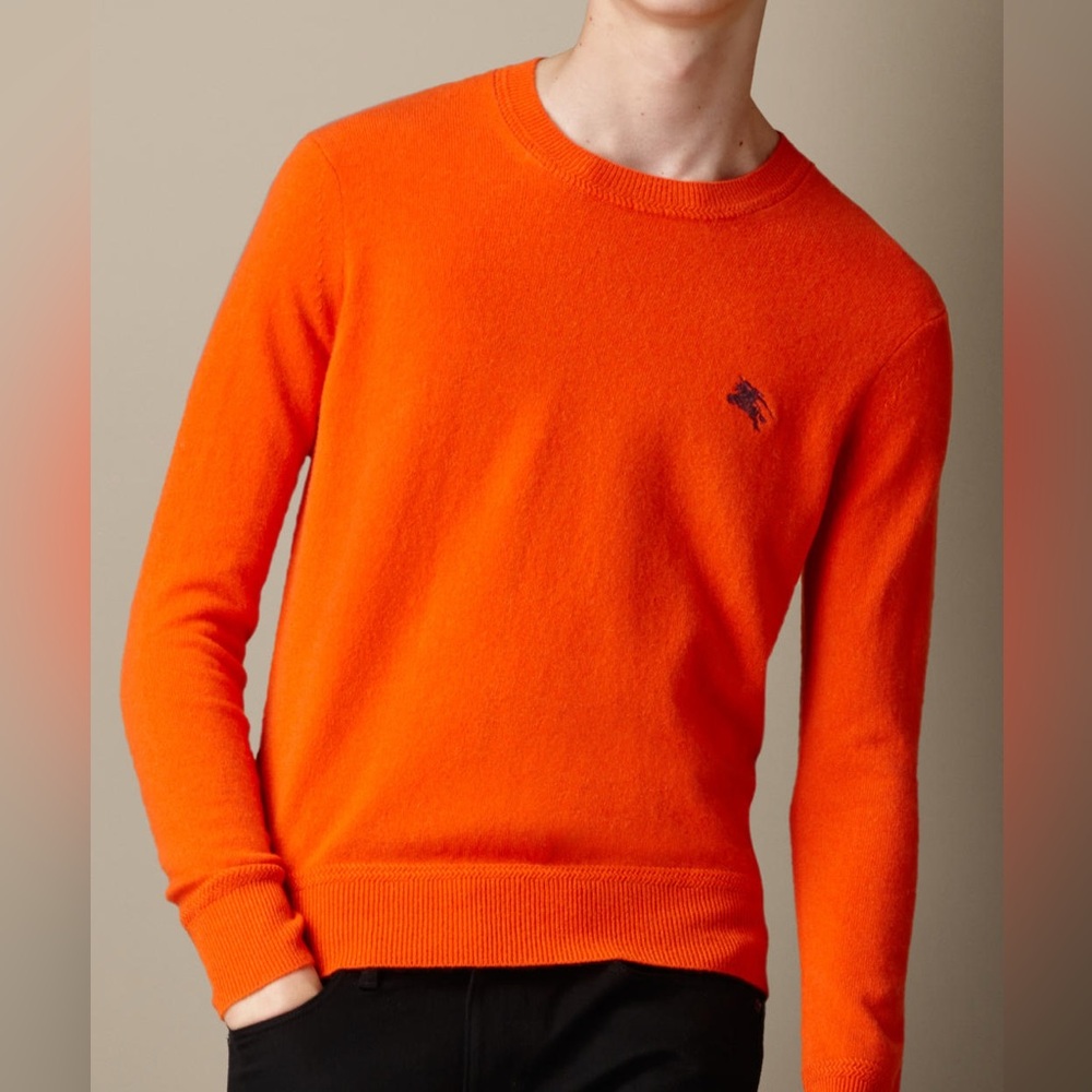 Burberry Men’s Crewneck Cashmere Sweater